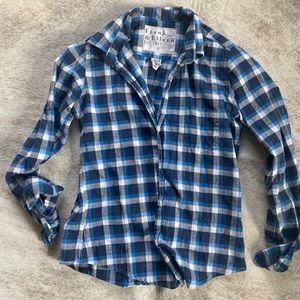 FRANK AND EILEEN Barry shirt plaid flannel S small